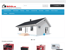 Tablet Screenshot of mrfriis.se